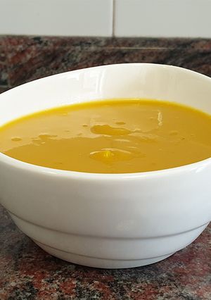 Foto principal de Crema de calabaza asada al curry