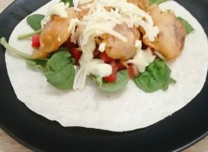 Foto principal de Taco de pescado en tempura con mayonesa de wasabi
