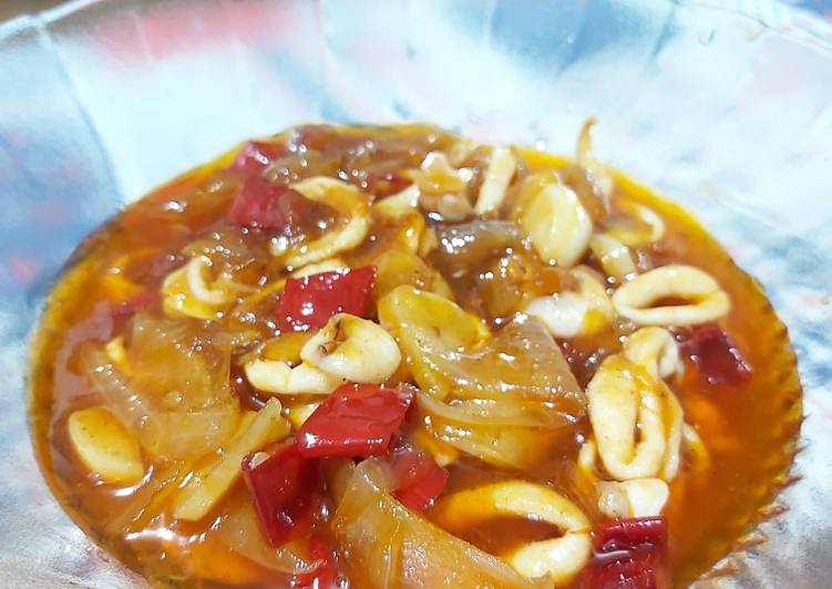 Siap Saji 3. Cumi Saus Padang Nikmat Lezat