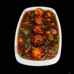 A picture of Vegetable Manchurian Masala.