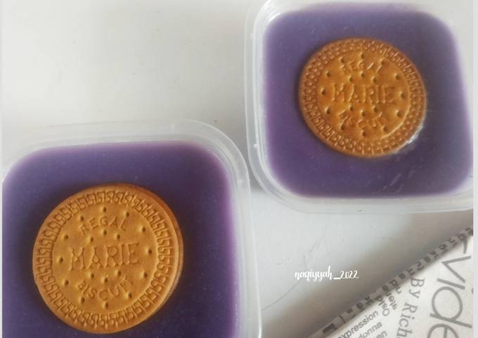 Cara bikin 434. snack mpasi Puding ubi ungu Cara bikin 434. snack mpasi Puding ubi ungu