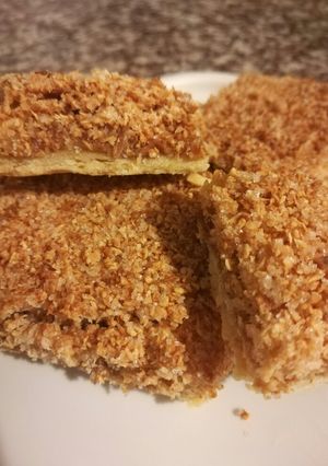 Una foto de Tarta de coco y dulce de leche