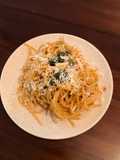 Spaghetti de Tomate y Pesto Ricotta