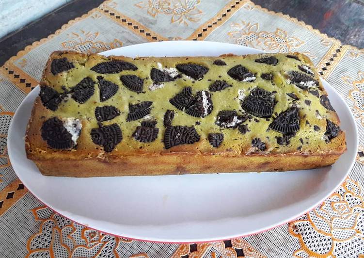 Brownies panggang Matcha