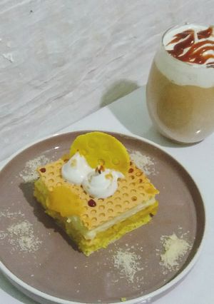 Una foto de Tarta Alloza de miel