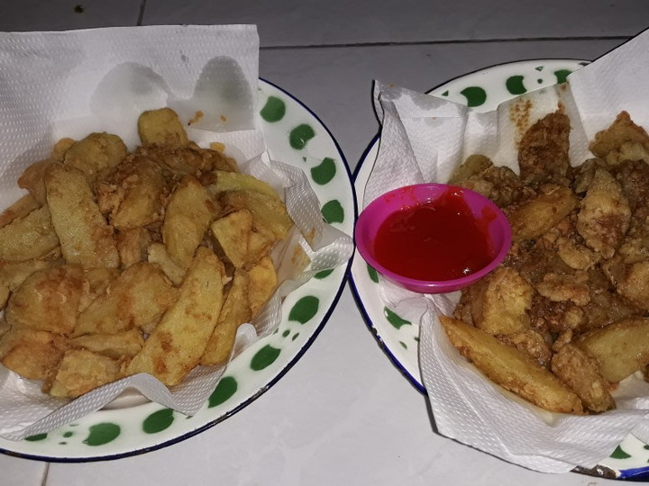 Cara Gampang Menyiapkan Kentang Wedges sederhana, Enak Banget