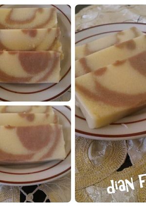 Foto resep Puding roti zebra