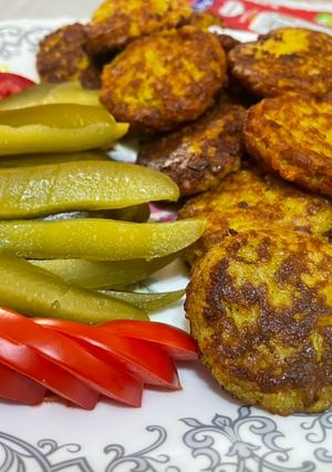 عکسی از دستور کوکو سیب زمینی پخته مجلسی