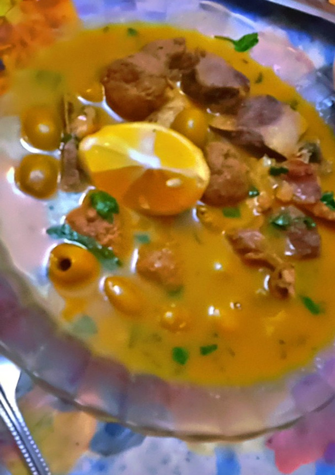 صورة لوصفة طاجين الزيتون بالكفتة🤤😋