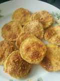 Chips de abobrinha assado