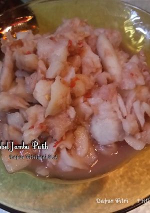 Foto resep 🌶 Sambal Jambu putih ala Dapur Fitri 🌶