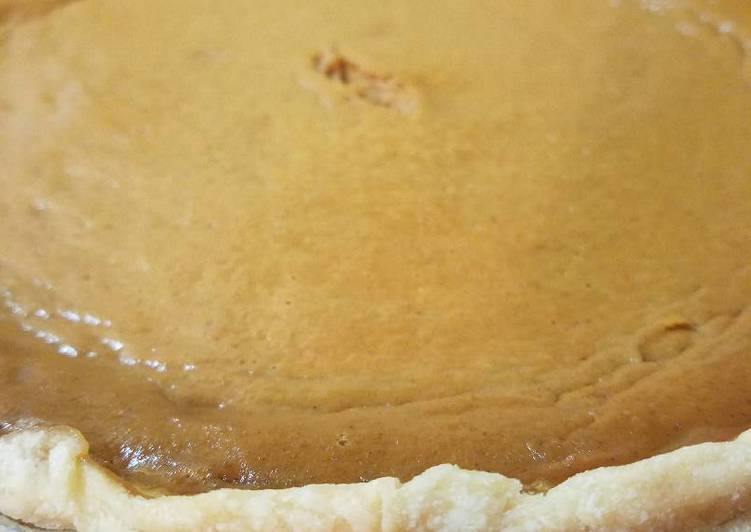 Steps to Prepare Award-winning Mom’s pumpkin pie