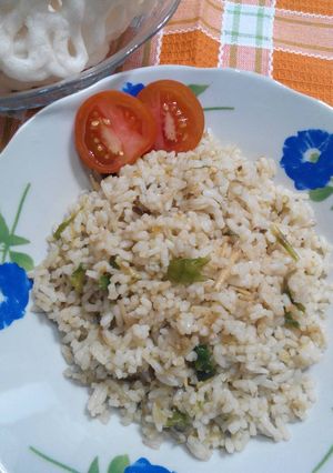Foto resep Nasi goreng cabe ijo, teri nasi