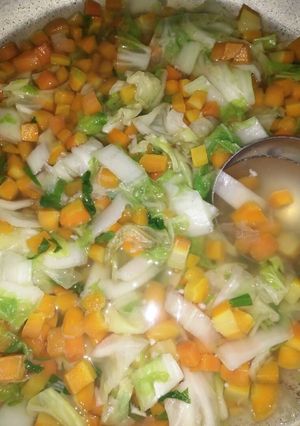 Foto resep Sayur sop apa adanya sambal kecap maknyus