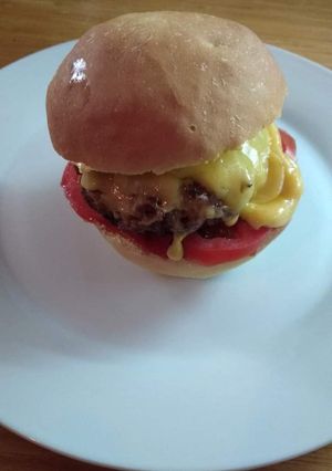 A picture of Beef burger.