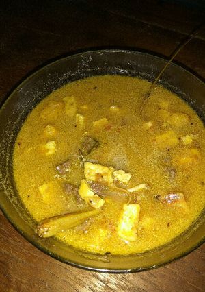 Foto resep Gulai daging dan tahu