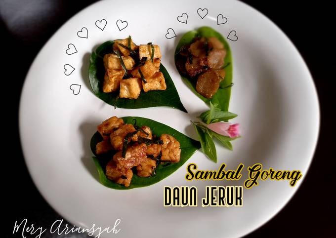 Sambal Goreng Daun Jeruk