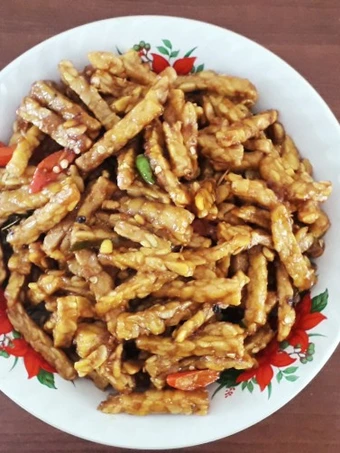 Langkah Mudah untuk Membuat Resep Kering tempe pedas manis yang Lezat Sekali Anti Ribet, Menggugah Selera
