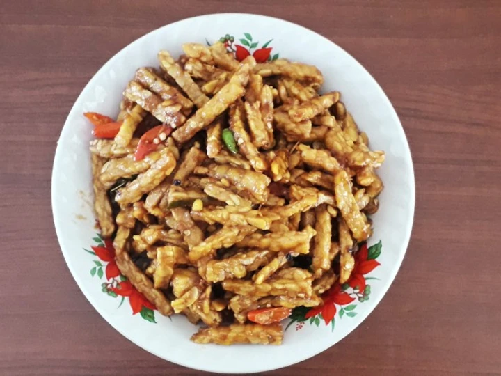 Langkah Mudah untuk Membuat Resep Kering tempe pedas manis yang Lezat Sekali Anti Ribet, Menggugah Selera