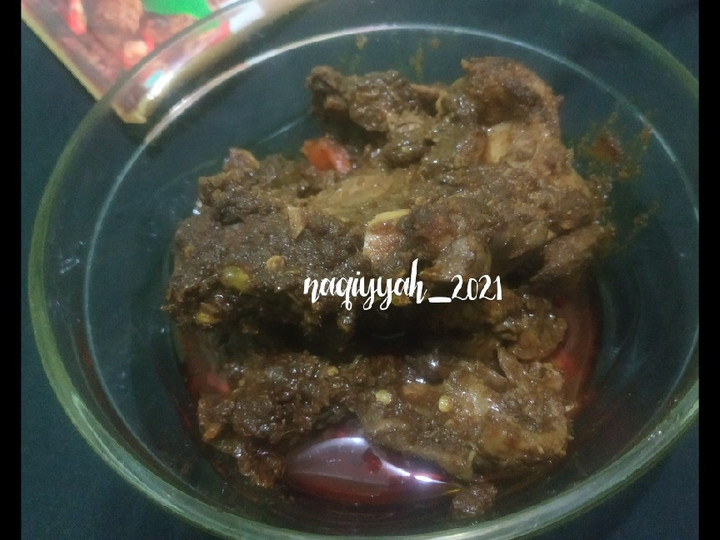 Resep 314. Rendang tulang ayam bumbu indofood Anti Gagal