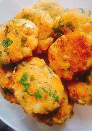 Hình của món Bánh khoai tây chiên cay.