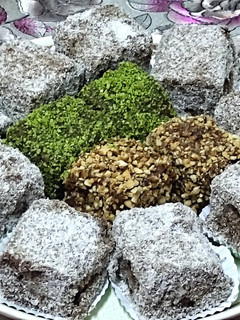 صورة لوصفة حلوى الساندو روعة 🍫🥥🥜