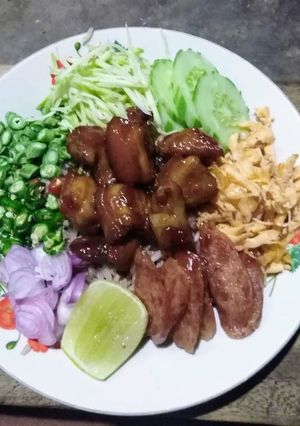 รูปของ ข้าวคลุกกะปิ