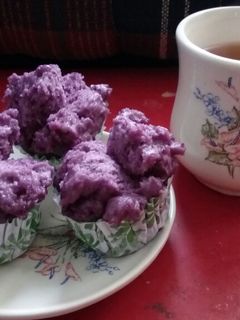 Foto resep Kue Moho ubi ungu