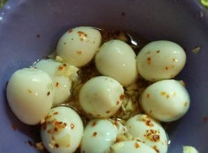 Una foto de Huevos de codorniz
