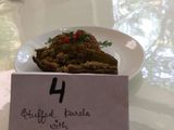 Stuffed karela with kema