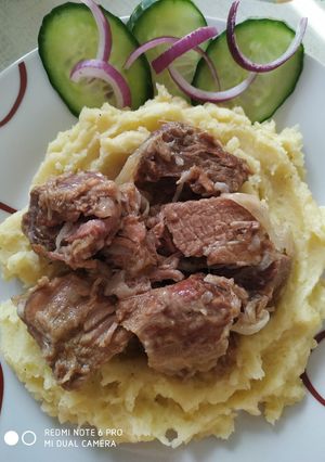 Hagymás marhaszegy recept fotója