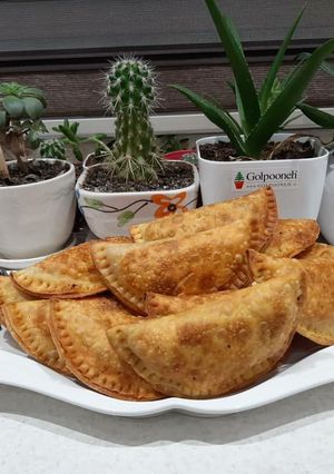 عکسی از دستور پیراشکی پیتزایی