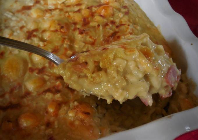 Gratin de Crozets aux noix et tomme de Savoie