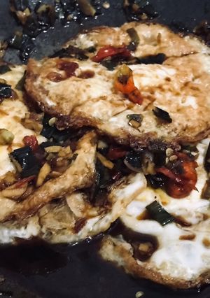 Foto resep Telor ceplok khas pontianak