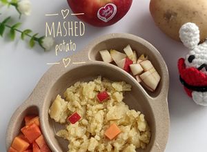 Gambar Mash Potato / Makanan bayi 8 bulan
