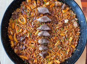 Foto principal de Paella de pluma ibérica y calamar