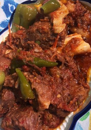 A picture of Mutton karahi.