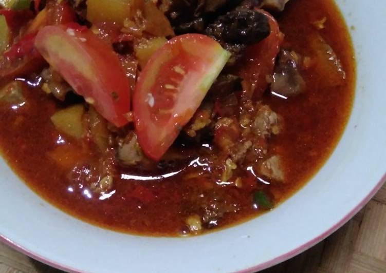 Bagaimana Menyiapkan Ati ampela kentang saus tiram Anti Gagal