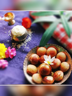 A picture of Ghee Appam.