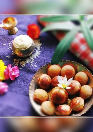 A picture of Ghee Appam.
