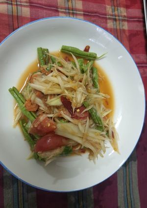 รูปของ ส้มตำหอยดองกุ้งแห้ง