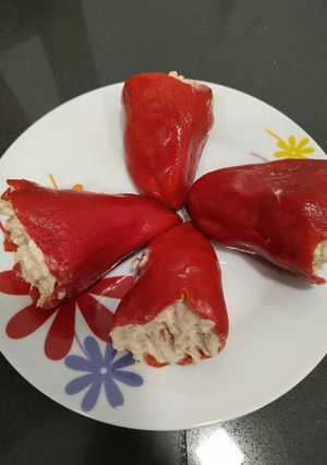 Una foto de Pimientos rellenos