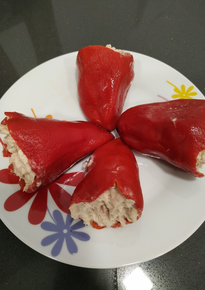 Una foto de Pimientos rellenos