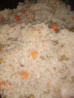 صورة لوصفة رز بالخضار