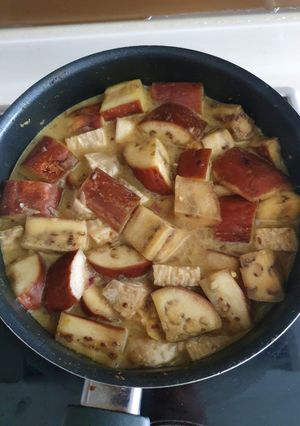 Foto resep Kare tempe terong kentang