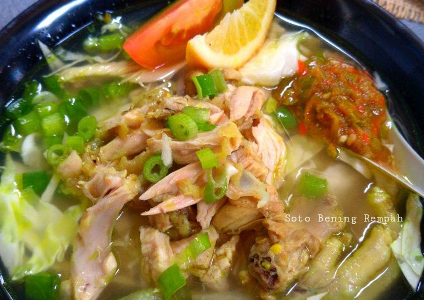 #Soto Ayam Bening Berempah