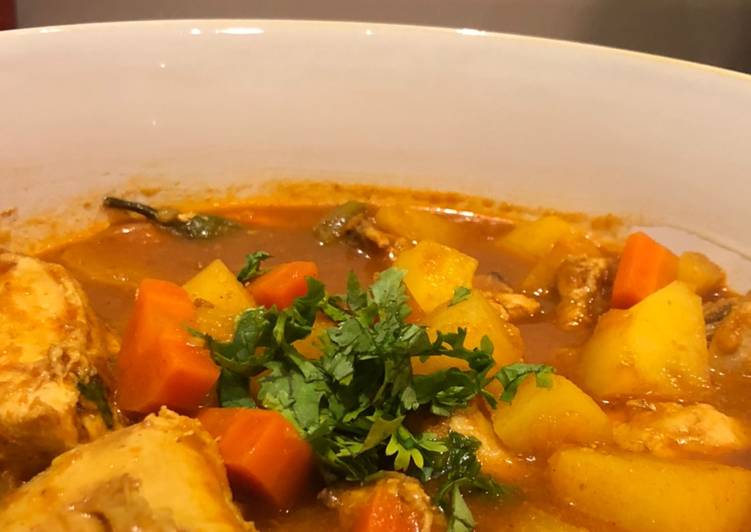 ايدام الدجاج بالبطاطس والجزر 🥔🥕