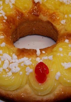 Una foto de Rosca de Pascua rellena❤️