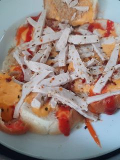 Hình của món Bánh mỳ hấp phomai.