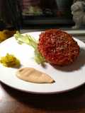 Fried Tomato "Burgers"